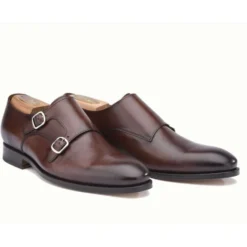 Chaussures Homme Double Boucle Chocolat Patiné - CHIGWELL 10 Chaussures Homme Double Boucle Chocolat Patiné - CHIGWELL -Magasin De Bexley 0120400a chigwell chocolat patine 2