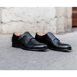 Chaussures Homme Double Boucle Noir - CHIGWELL -Magasin De Bexley 0120400k chigwell noir 7