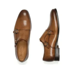 Chaussures Homme Double Boucle Cognac Patiné - CHIGWELL -Magasin De Bexley 0120405a chigwell cognac patine 3