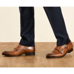 Chaussures Homme Double Boucle Cognac Patiné - CHIGWELL -Magasin De Bexley 0120405a chigwell cognac patine 7