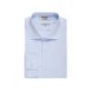 Chemise Bleu Pâle Coton Popeline - Col Italien - LUDOVICO CLASSIC -Magasin De Bexley 0120603s ludovico classic bleu pale 4