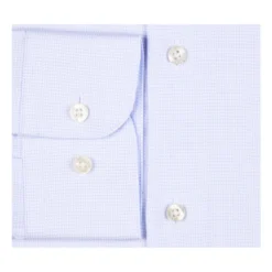 Chemise Blanche Coton Popeline Tramée - FIACRE -Magasin De Bexley 01219004 fiacre blanc 6