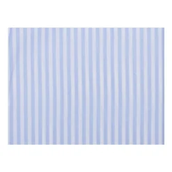 Chemise Coton Rayures Bleues Claires Et Blanches - Col Américain - MARLON -Magasin De Bexley 01228009 marlon bleu clair et blanc 7