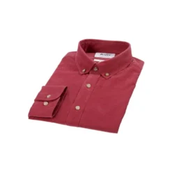 Chemise En Velours Corail Foncé - WAYNE -Magasin De Bexley 0123103l wayne corail fonce 5