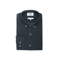 Chemise En Velours Vert Foncé - WAYNE -Magasin De Bexley 01231059 wayne vert fonce 4