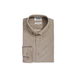 Chemise En Velours Taupe Clair - WAYNE -Magasin De Bexley 0123109s wayne taupe clair 4