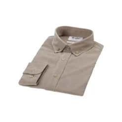 Chemise En Velours Taupe Clair - WAYNE -Magasin De Bexley 0123109s wayne taupe clair 5