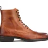 Derby Boots Homme à Lacets Châtaigne Patiné - ENFIELD II GOMME CITY -Magasin De Bexley 01264007 enfieldiigommecountry chataigne patine 2