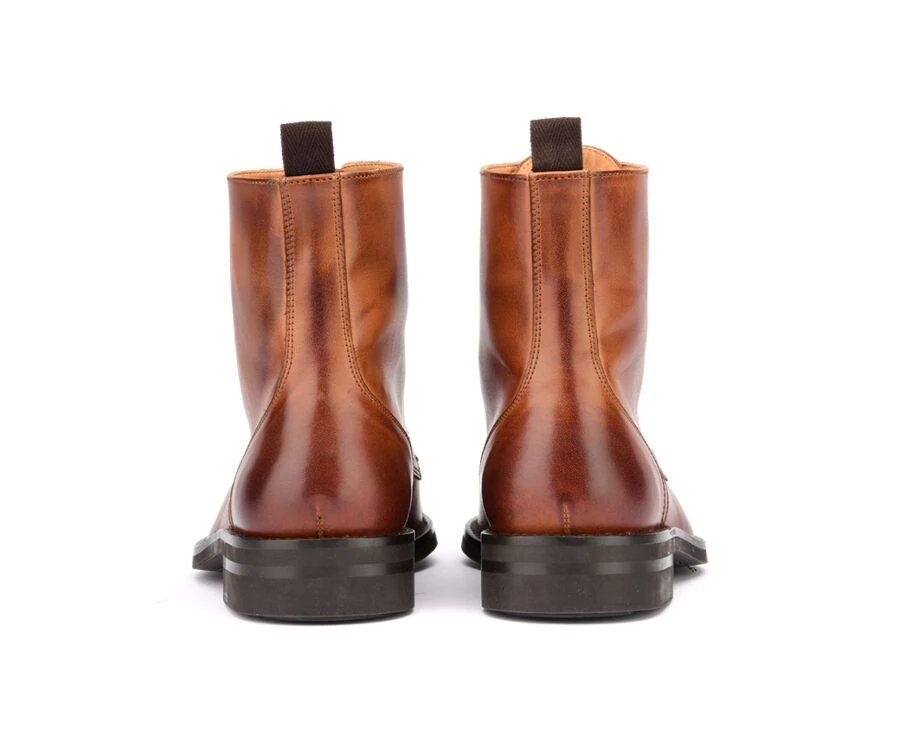 Derby Boots Homme à Lacets Châtaigne Patiné - ENFIELD II GOMME CITY 6 Derby Boots Homme à Lacets Châtaigne Patiné - ENFIELD II GOMME CITY – Image 4
