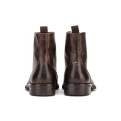 Derby Boots Homme à Lacets Chocolat Patiné - ENFIELD II GOMME CITY -Magasin De Bexley 0126400a enfieldiigommecountry chocolat patine 4