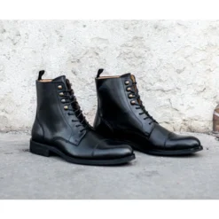 Derby Boots Homme à Lacets Noir Patiné - ENFIELD II GOMME CITY -Magasin De Bexley 0126404f enfieldii noir 6