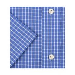 Chemise Bleue à Carreaux Blancs - Poche - TRAVIS MC -Magasin De Bexley 0126700a travis mc bleu et blanc 3 1
