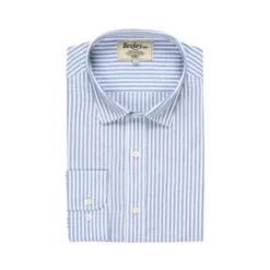 Chemise Coton Et Lin Rayures Bleues Et Blanches - EDIBERT -Magasin De Bexley 0127600a edibert bleu et blanc 1