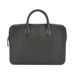 Porte-documents Homme En Cuir Noir Grainé - WILLINGTON