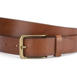 Ceinture En Cuir Homme Châtaigne Patiné - WESTWOOD II -Magasin De Bexley 01289011 westwood ii chataigne patine 2