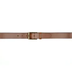 Ceinture En Cuir Homme Châtaigne Patiné - WESTWOOD II -Magasin De Bexley 01289011 westwood ii chataigne patine 3
