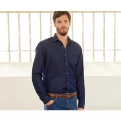 Chemise Jean Denim Indigo Foncé - JACQUEMIN