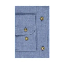 Chemise Flanelle Bleu Chiné - Poche Poitrine - ALEXANDER -Magasin De Bexley 0133301s alexander bleu chine 6