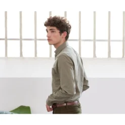 Chemise Flanelle Vert Army - Poche Poitrine - ALEXANDER 11 Chemise Flanelle Vert Army - Poche Poitrine - ALEXANDER -Magasin De Bexley 013330b4 alexander vert army 3