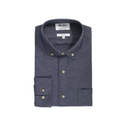 Chemise Flanelle Anthracite Chiné - Poche Poitrine - ALEXANDER -Magasin De Bexley 013330br alexander anthracite chine 4