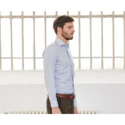 Chemise Blanche à Petits Carreaux Vert Foncé - SALVATORE 11 Chemise Blanche à Petits Carreaux Vert Foncé - SALVATORE -Magasin De Bexley 013360by salvatore blanc et vert fonce 3