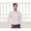 Chemise Blanche En Coton - Col Français - NORBERTIN -Magasin De Bexley 01337004 norbertin blanc 1bis