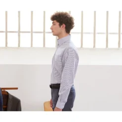 Chemise Blanche à Rayures Bleues Océan Et Poche Poitrine - BRODERICK 11 Chemise Blanche à Rayures Bleues Océan Et Poche Poitrine - BRODERICK -Magasin De Bexley 01343064 broderick blanc et bleu ocean 3