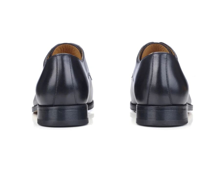 Derbies Homme Noir Semelle Cuir - GILWELL 6 Derbies Homme Noir Semelle Cuir - GILWELL – Image 4