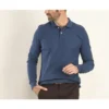 Polo Manches Longues Homme Bleu - ANDY II ML -Magasin De Bexley 01365006 andyii bleu 1