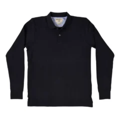 Polo Manches Longues Homme Noir - ANDY II ML -Magasin De Bexley 01365010 andyii ml noir 4 1