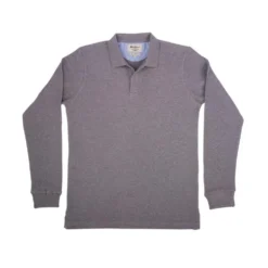 Polo Manches Longues Homme Taupe Chiné - ANDY II ML 12 Polo Manches Longues Homme Taupe Chiné - ANDY II ML -Magasin De Bexley 0136501p andyii ml taupe chine 4