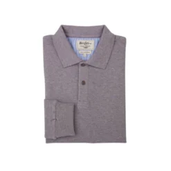 Polo Manches Longues Homme Taupe Chiné - ANDY II ML 14 Polo Manches Longues Homme Taupe Chiné - ANDY II ML -Magasin De Bexley 0136501p andyii ml taupe chine 6