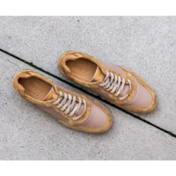 Sneakers Homme Velours Camel - CANBERRA II -Magasin De Bexley 0137406r canberra ii velours camel 6 1