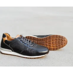 Sneakers Homme Charbon Patiné - CANBERRA II -Magasin De Bexley 0137406w canberra ii charbon patine 6