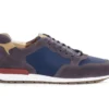 Sneakers Homme Velours Gris Et Marine - CANBERRA II