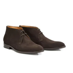 Chukka Boots Homme Velours Brun - WORMINGTON GOMME -Magasin De Bexley 0138000y wormington gomme velours brun 2