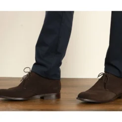 Chukka Boots Homme Velours Brun - WORMINGTON GOMME -Magasin De Bexley 0138000y wormington gomme velours brun 7