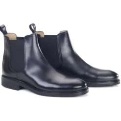 Chelsea Boots Cuir Homme Noir - FANGLER GOMME CITY -Magasin De Bexley 0138100k fangler gomme city noir 2
