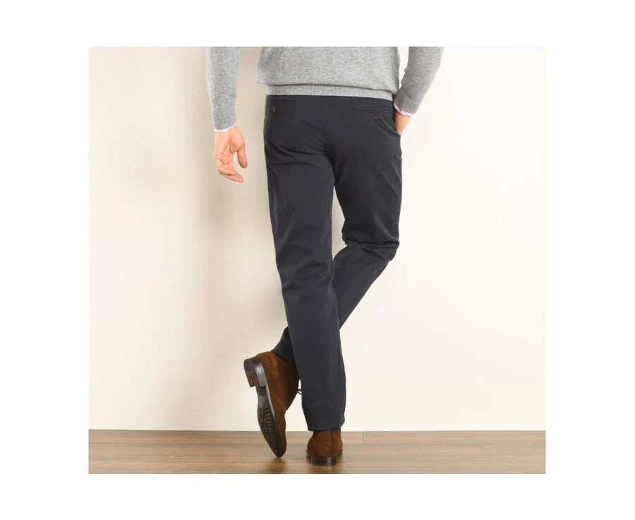Pantalon Chino Homme Marine - JERRY II 5 Pantalon Chino Homme Marine - JERRY II – Image 3