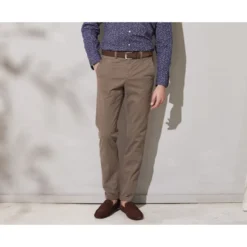 Pantalon Chino Homme Taupe Foncé II - JERRY II