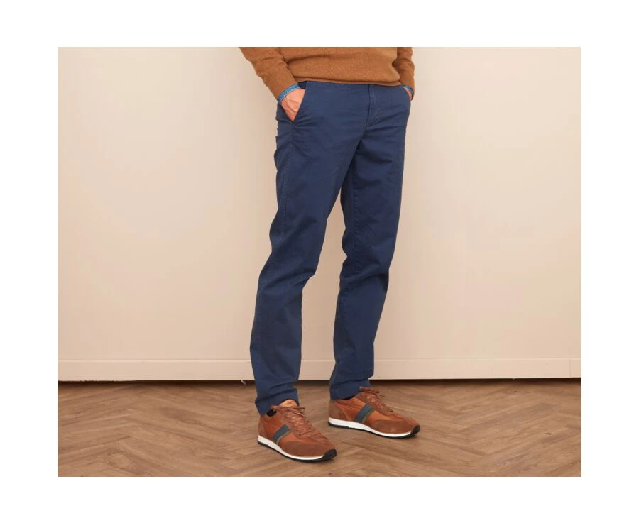 Pantalon Chino Homme Navy Denim - JERRY II 5 Pantalon Chino Homme Navy Denim - JERRY II – Image 3