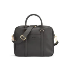 Cartable Homme Cuir Avec Bandoulière Chocolat Grainé - KARLINGTON III