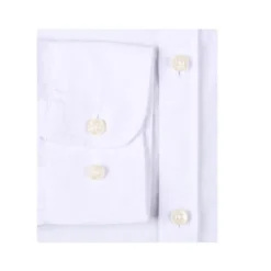 Chemise Coton Lin Blanche Unie - ELIBERT -Magasin De Bexley 01400004 elibert blanc 6