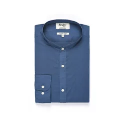 Chemise Coton Lin Indigo Unie - ELIBERT -Magasin De Bexley 0140006d elibert indigo 1
