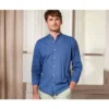 Chemise Coton Lin Indigo Unie - ELIBERT -Magasin De Bexley 0140006d elibert indigo 3 1