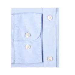 Chemise Coton Lin Bleue Ciel Unie - SILBERT 12 Chemise Coton Lin Bleue Ciel Unie - SILBERT -Magasin De Bexley 01401007 silbert bleu ciel 6