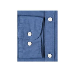 Chemise Coton Lin Indigo Unie - SILBERT -Magasin De Bexley 0140106d silbert indigo 6