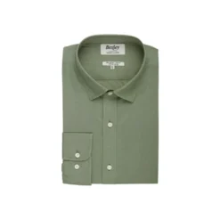 Chemise Coton Lin Vert Sauge - SILBERT 12 Chemise Coton Lin Vert Sauge - SILBERT -Magasin De Bexley 0140109t silbert vert sauge 4bis