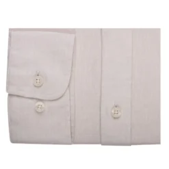 Chemise Coton Lin Chambray Écru - SILBERT -Magasin De Bexley 014010ct silbert chambray ecru 6