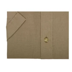 Chemise Coton Et Lin Taupe - Poche Poitrine - COLTEN MC -Magasin De Bexley 01402018 colten mc taupe 6 1